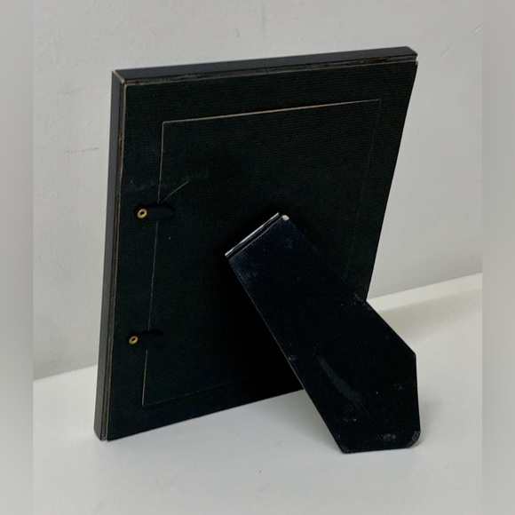 Vtg Antiqued Metallic Gold Painted 9” x 7” Picture Frame - Picture 6 of 12